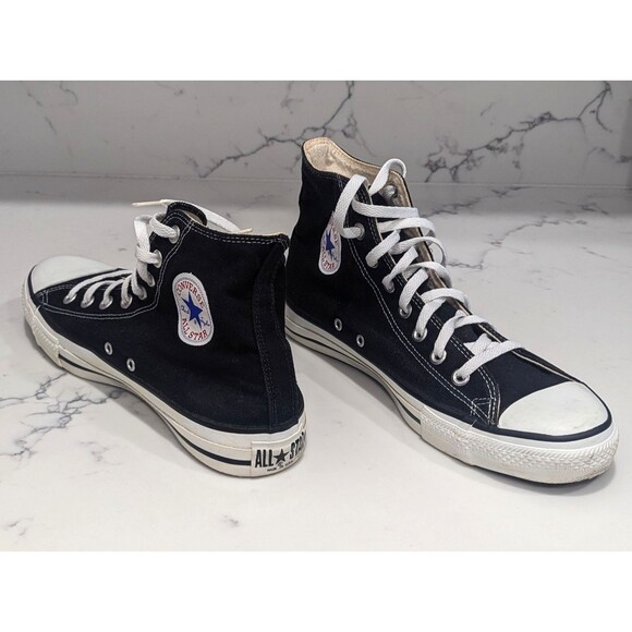 Vintage Converse Chuck Taylor High Top Sneakers Mens 10.5 Black USA
